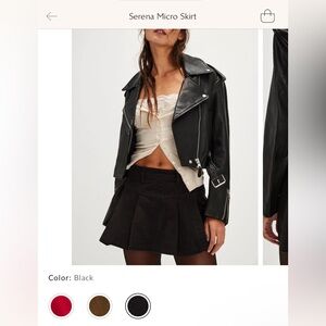 Free People Serena Micro Skirt